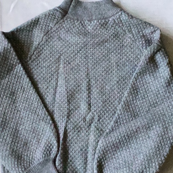 SFERRA Charcoal Ribbed Knit Sweater - Picture 3 of 4